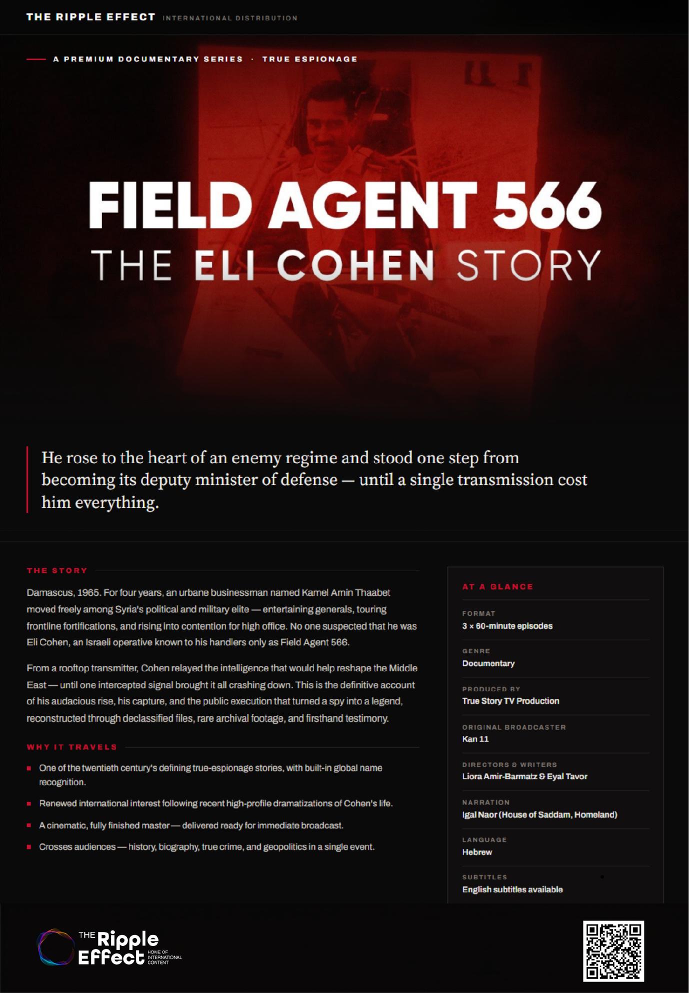 Field Agent 566 sales one-sheet cover
